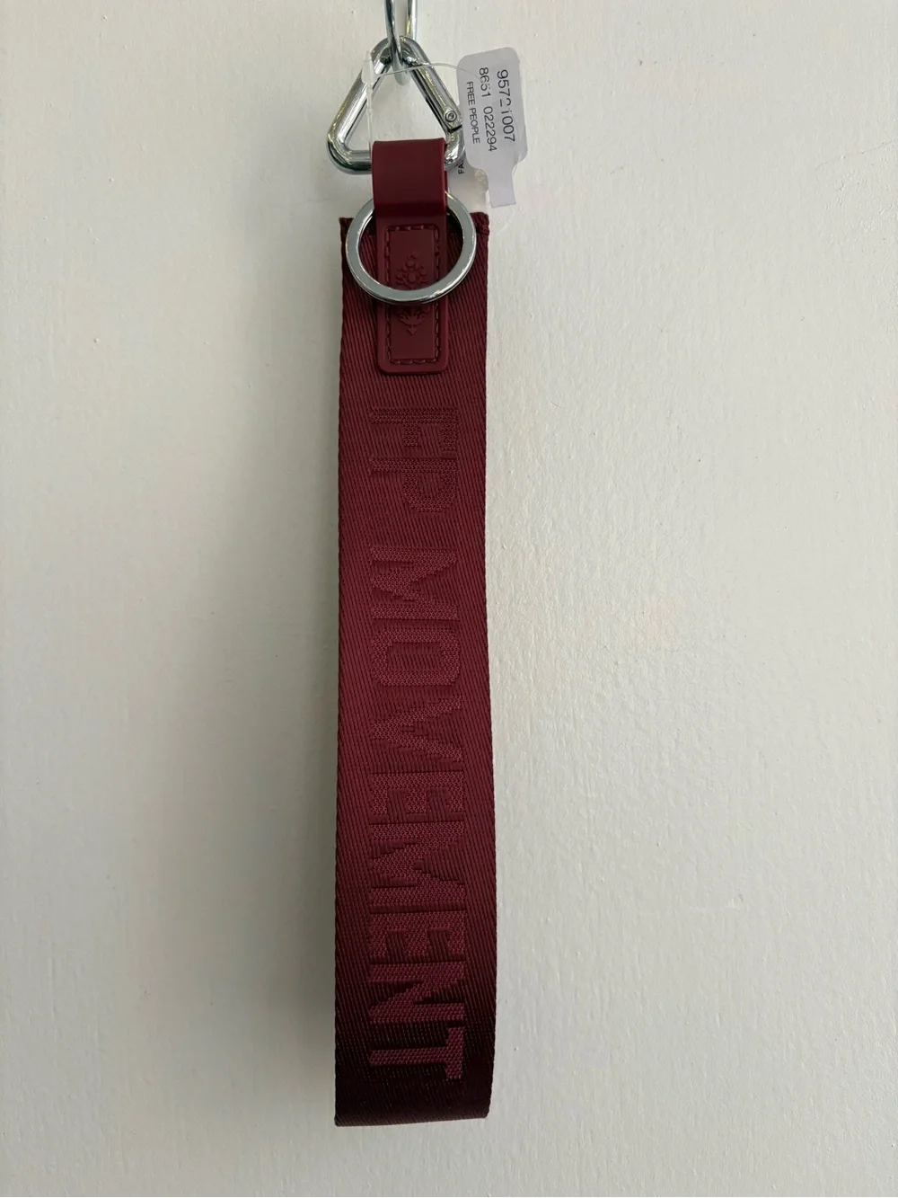 FP Movement There It Is Keychain🔥 Burgundy- New with tags🔥